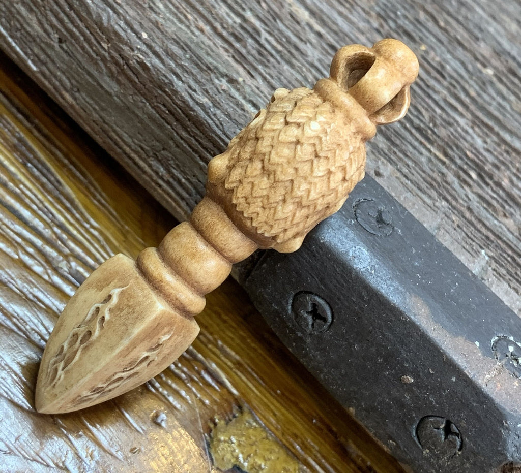 Mahakala Dagger Skull Guru Bead Pendant