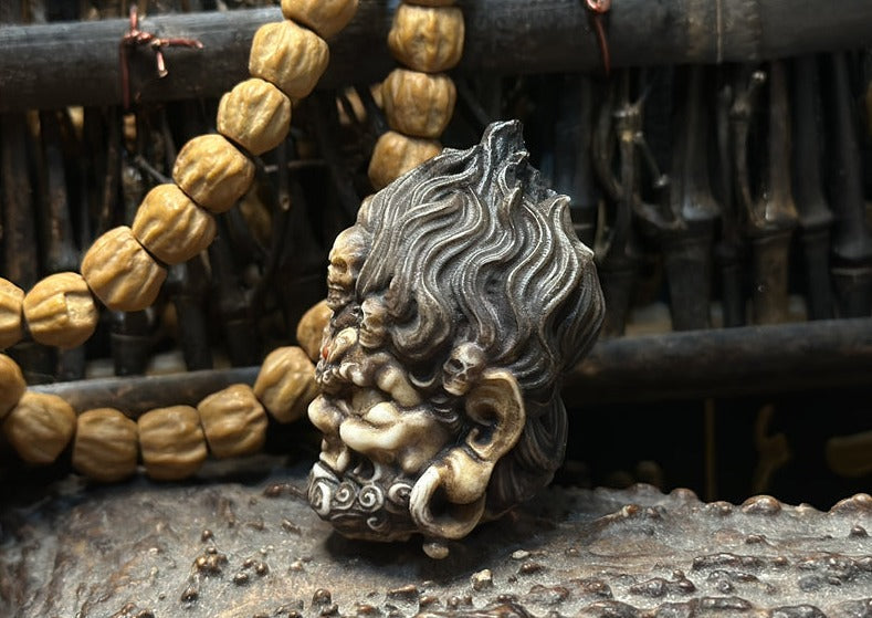 Mahakala_Skull_Guru_Bead_Pendant