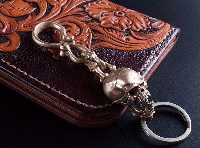 Skull & Snake Key Ring - Holy Buyble