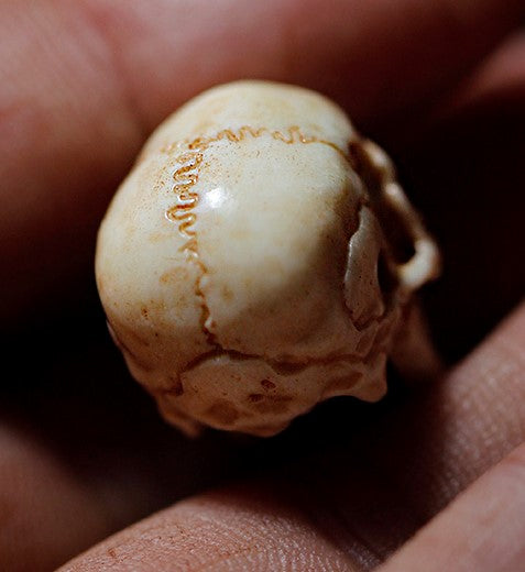 Decayed Deer Antler Skull Bead