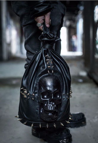 Hooded Skull Hat Backpack – BlueDoor Couture